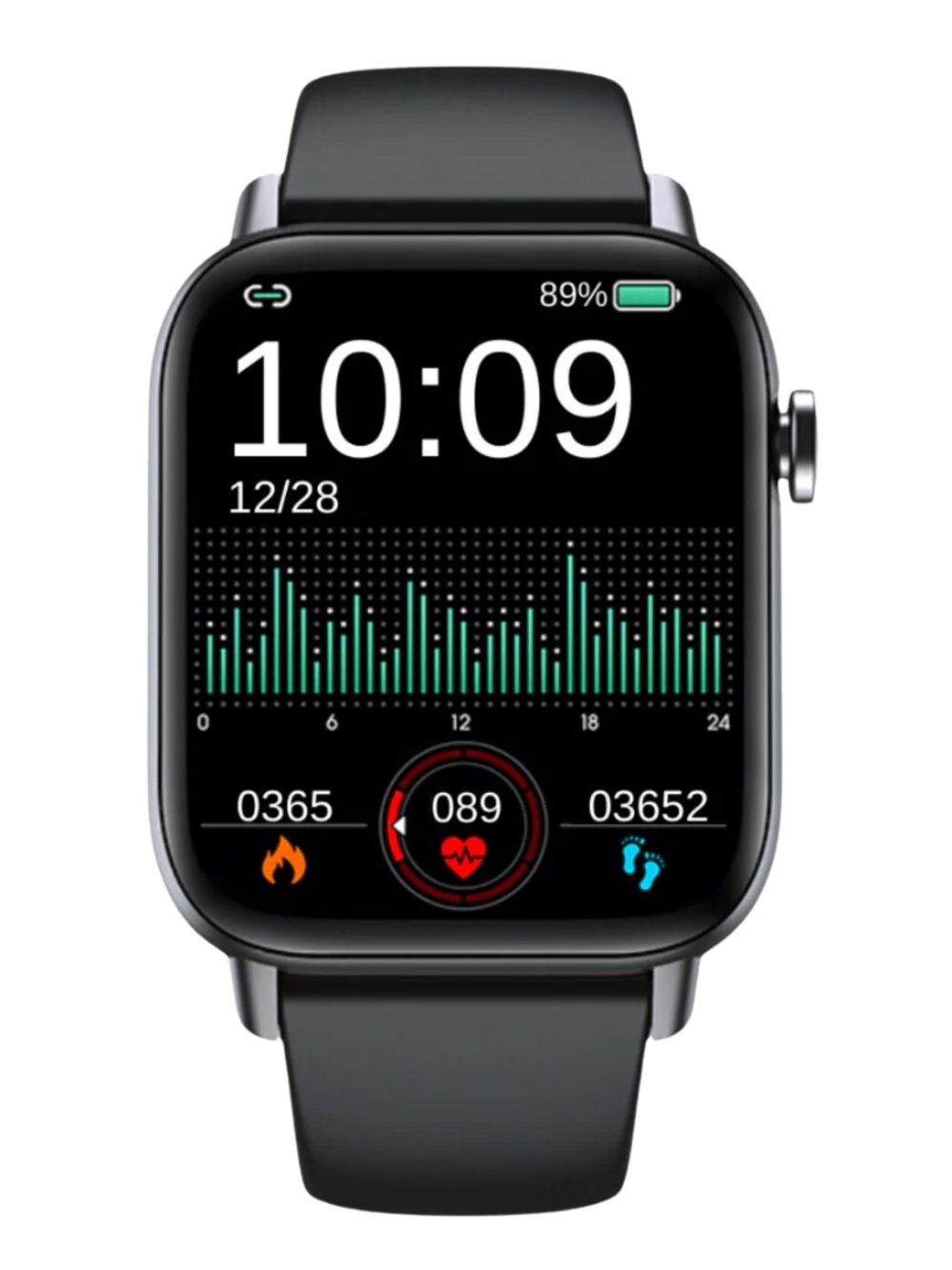 NEW Gard Pro Health Smartwatch 2 QS08 Rugged Fitness Watch 38x45mm Unused In Box